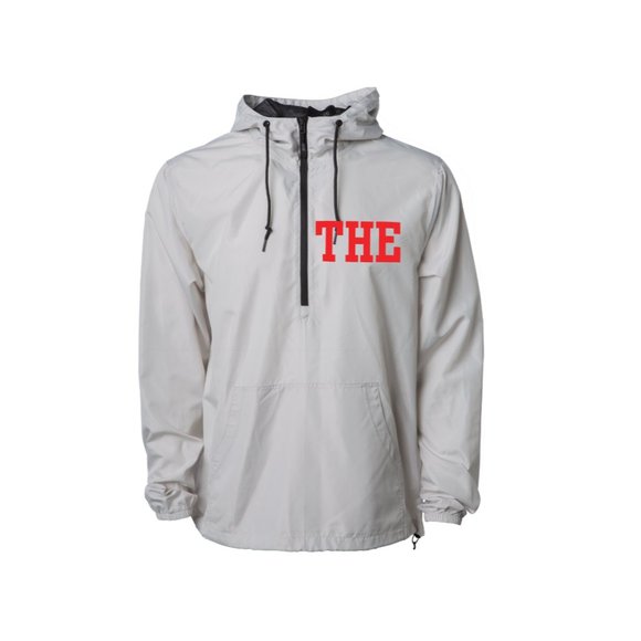 THE Ohio (Ohio Colors) Premium Unisex Lightweight Windbreaker Half-Zip Jacket - Picture 5 of 12